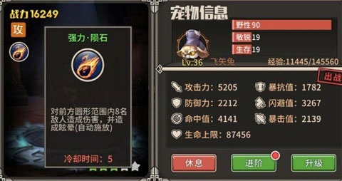 迷城物语宠物提升与搭配