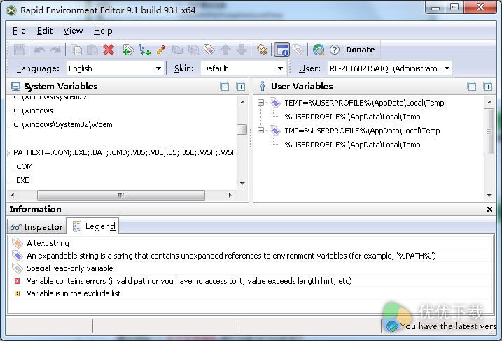 Rapid Environment Editor绿色版