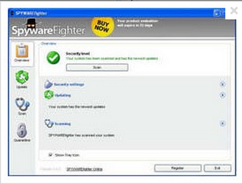 SPYWAREfighter实时反间谍保护 V7.6.104.0官方免费版