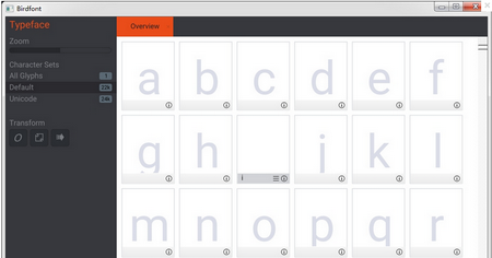Birdfont,Birdfont下载,字体编辑器