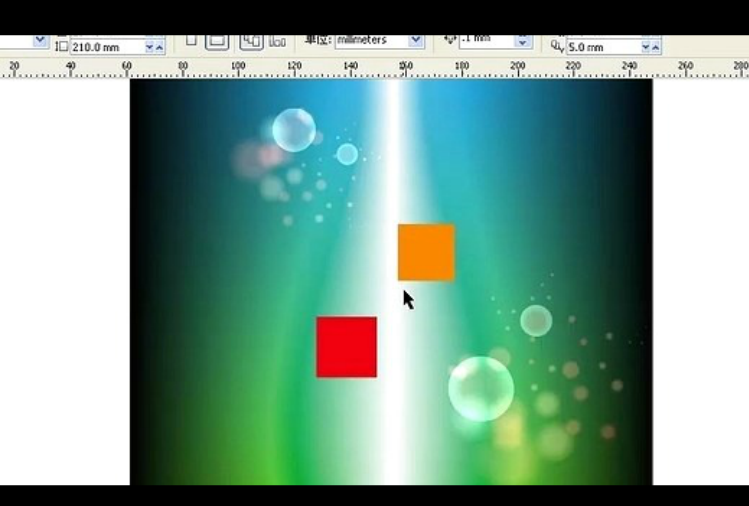 CorelDRAW教程-正方形的绘制