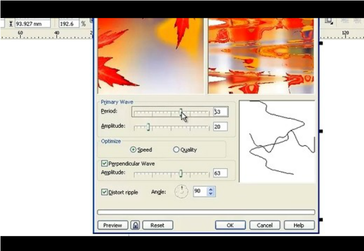 CorelDRAW教程-龟纹的制作