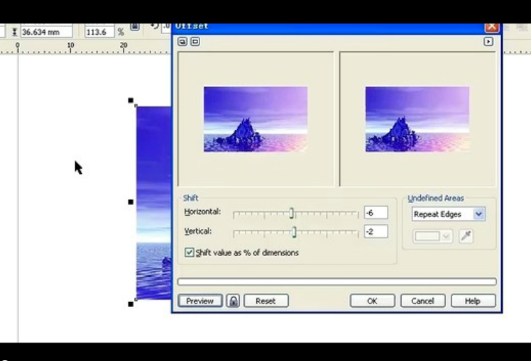 CorelDRAW教程-偏移效果的设置