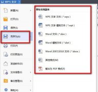 如何转换WPS成为其他格式