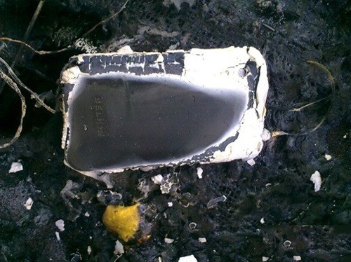 iPhone被烧毁