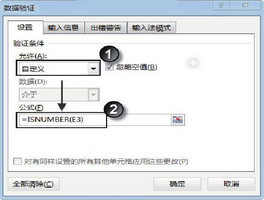 如何设置Excel单元格的输入数据类型限制？