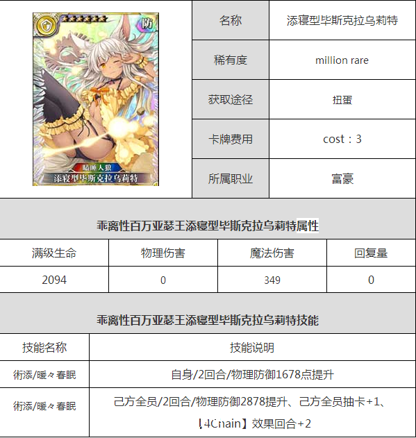 乖离性百万亚瑟王型菲怎么样