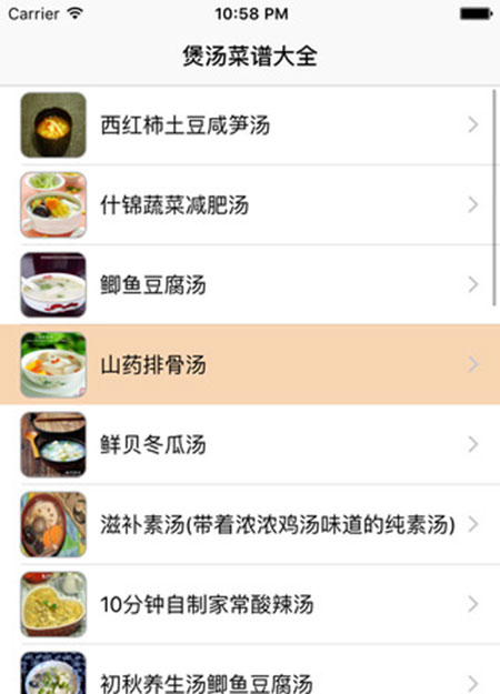 煲汤菜谱大全 ios版9.4