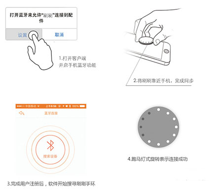 刷刷手环使用方法教程