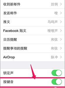 苹果iPhone手机关闭按键声详细教程