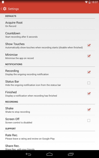 Rec Screen Recorder安卓版 v1.6