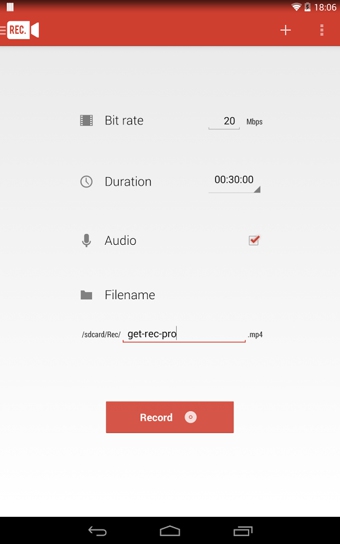 Rec Screen Recorder安卓版 v1.6