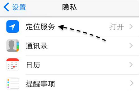 苹果iPhone6s关闭共享我的位置方法3