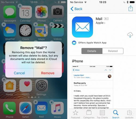 ios10可以卸载自带软件吗_ios10支持卸载原生应用