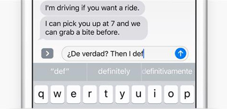 iOS10不切换键盘输入多种语言方法1