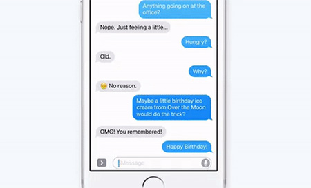 iOS10短信应用发送动画教程1