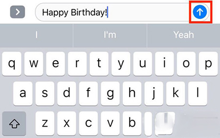 iOS10短信应用发送动画教程2