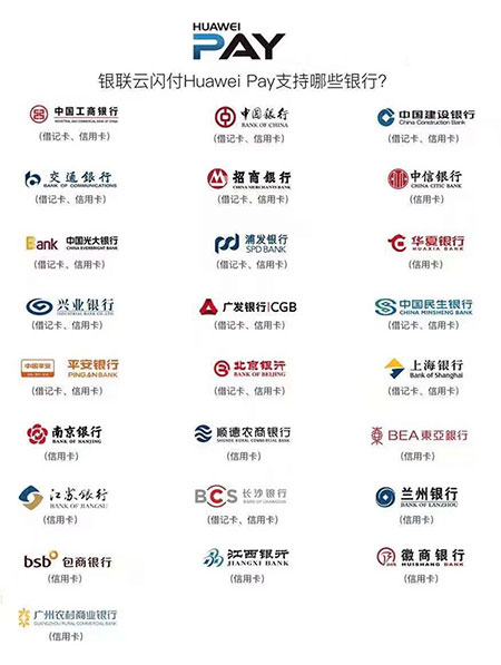 中国银联联合华为公司举行发布会:银联云闪付将全面支持HUAWEI pay