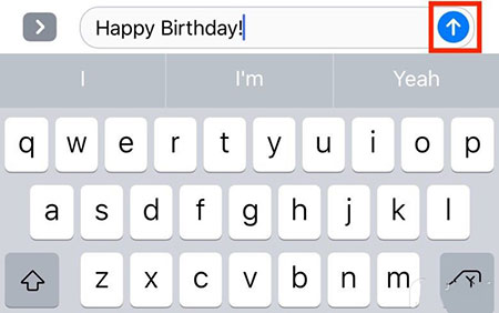 iOS10短信中发送动画方法2