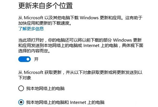 微软传递优化功能