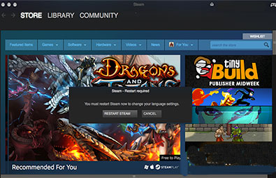 Mac版Steam更新后无法设置中文怎么办 2