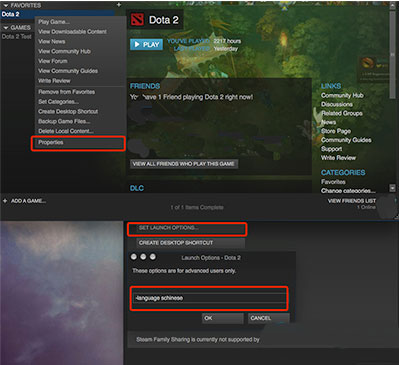 Mac版Steam更新后无法设置中文怎么办 3